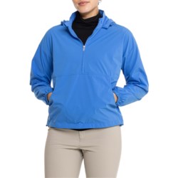 Peter Millar Nebula Hooded Windbreaker Jacket - Zip Neck