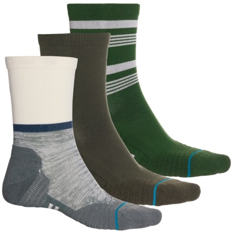 Stance Freeton Performance Socks - 3-Pack, Crew (For Men)