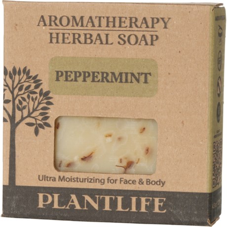 Plant Life Peppermint Aromatherapy Herbal Bar Soap - 4.5 oz.