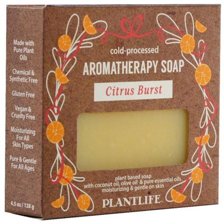 Plant Life Citrus Burst Aromatherapy Herbal Bar Soap - 4.5 oz.