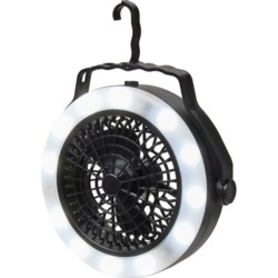 CAMPING OUTDOOR EQUIPMENT 2-in-1 Camping Fan with LED Light