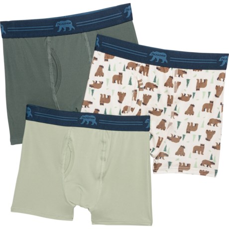 Bearpaw Big Boys Comfy Underwear - 3-Pack