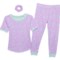 Sleep On It Big Girls Tight Fit Pajamas - Short Sleeve