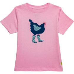 John Deere Toddler Girls Chicken Boots T-Shirt - Short Sleeve