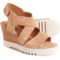 Sofft Uxley Wedge Sandals - Suede (For Women)