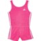 adidas Little Girls Terry Cloth Romper - Sleeveless