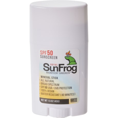ROYAL SUN FROG Body Sunscreen Stick - SPF 50, 1.5 oz.