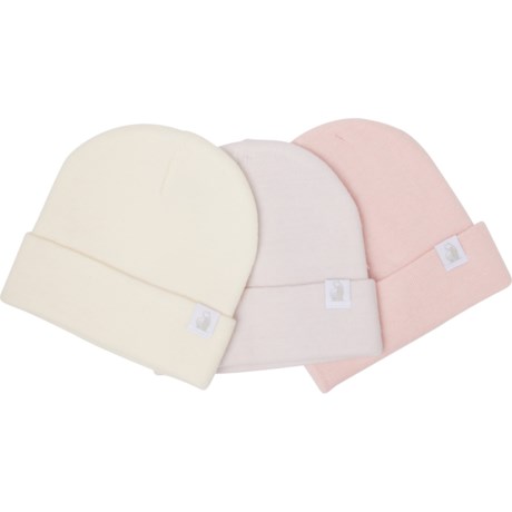 Rugged Bear Supersoft Hats - 3-Pack (For Infant Girls)