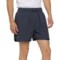 Gaiam Lunge Storm Stretch-Woven Shorts - 5”, Built-In Brief