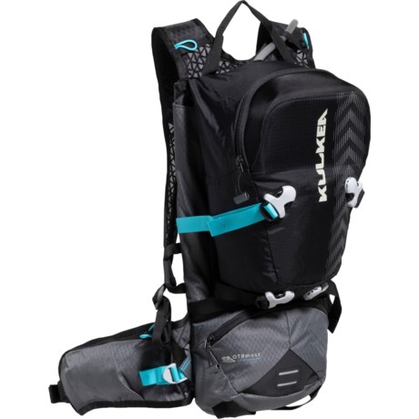 Kulkea OTRmost 15 L Hydration Pack - 68 oz. Reservoir, Grey-Black-Blue