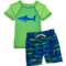 Banana Boat Toddler Boys Rash Guard and Swim Trunks - UPF 50+, Short Sleeve