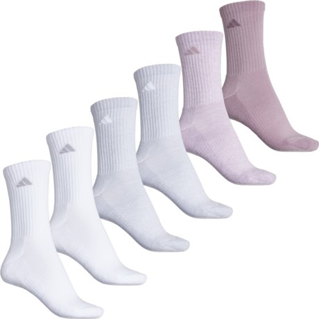 adidas Cushioned AEROREADY Socks - 6-Pack, Crew (For Women)