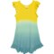 PEEK Little Girls Dip Dye Crochet Dress - Short Sleeve