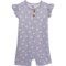 Modern Moments by Gerber Infant Girls Flutter Sleeve Romper - Short Sleeve