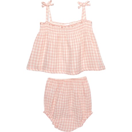 Modern Moments by Gerber Infant Girls Gauze Dress and Bloomers Set - Sleeveless