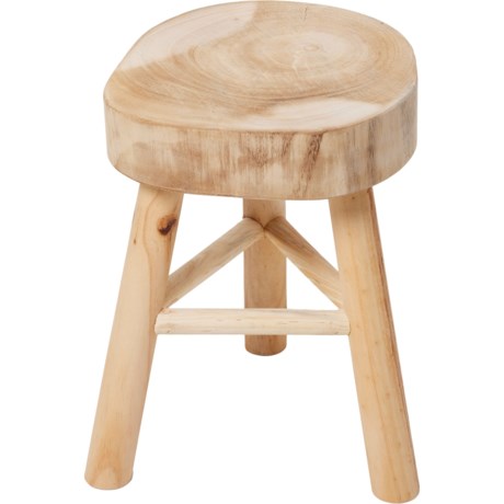 Sagebrook Wood Stool - 16”