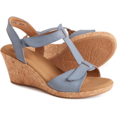 Rockport Blanca T-Strap Sling Back Wedge Sandals (For Women)