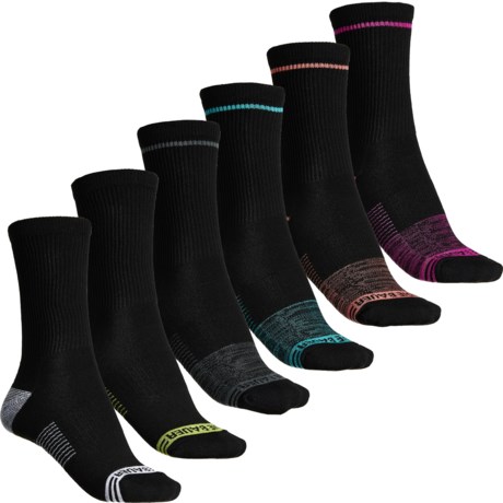 Eddie Bauer DURA DRI Socks - 6-Pack, Crew (For Women)