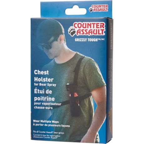 Counter Assault Grizzly Tough Bear Spray Chest Holster