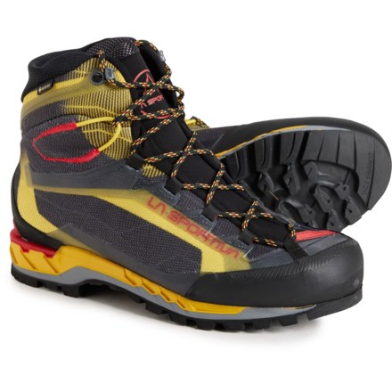 La Sportiva Trango Tech Gore-Tex® Mountaineering Boots - Waterproof (For Men) in Black/Yellow