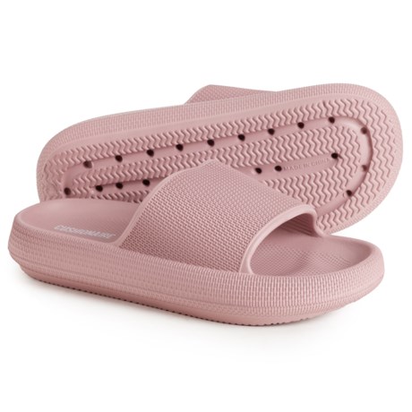 Cushionaire Boys and Girls Feather Slide Sandals