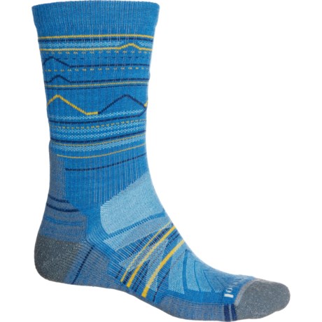 SmartWool Light Cushion Mountain Range Hiking Socks - Merino Wool, Crew (For Men and Women)