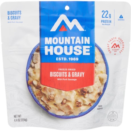 Mountain House Biscuits and Gravy Meal - 2 Servings