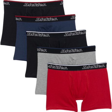 Dickies Cotton Boxer Briefs - 5-Pack