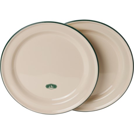 GSI Outdoors Enamelware Plates - 10”, 2-Pack