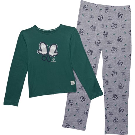 Life is Good® Boys and Girls Mittens Pajamas Mommy and Me Set - Long Sleeve