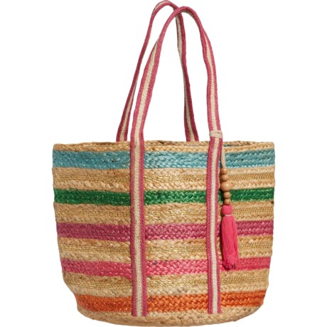 Shiraleah LLC Fantasia Jute Tote Bag (For Women)