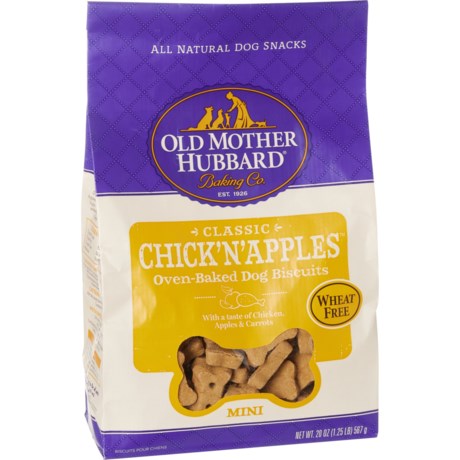 Old Mother Hubbard Chick ‘N’ Apples Mini Dog Biscuits - 20 oz.