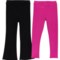 90 Degree by Reflex Toddler Girls Playtime Ribbed Tights and Playtime Ribbed Flare Pants - 2-Pack