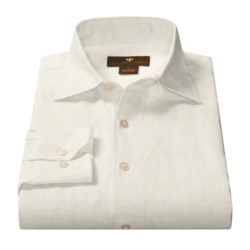 Toscano Linen Chambray Shirt - Long Sleeve (For Men)