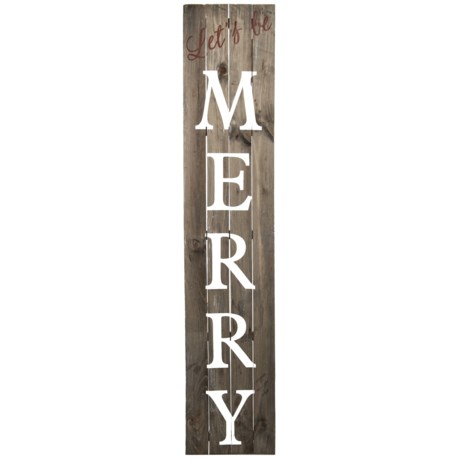 Sixtrees 12x60” Let’s Be Merry Wall Decor