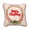 Bella Lux Merry Christmas Wreath Throw Pillow - 12x12”