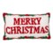 Merry & Bright Merry Christmas Hook Throw Pillow - 12x20”