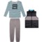 Avalanche Escape Puffer Vest, Shirt and Joggers Set - 3-Piece, Long Sleeve (For Little Boys)