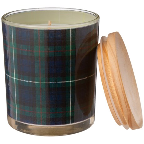 Everyday Luxe Blue and Green Plaid Jar Candle - 11 oz.