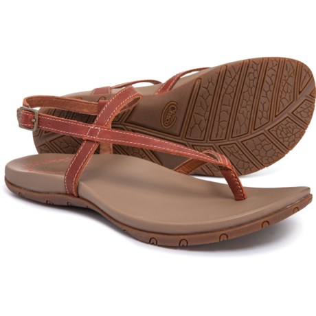 Chaco Rowan Thong Sandals - Leather (For Women)