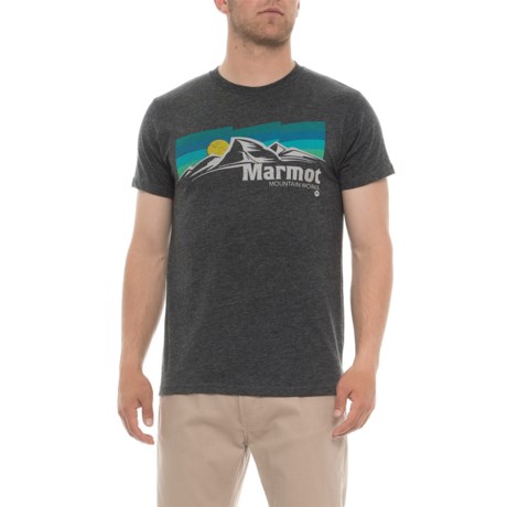 Marmot Charcoal Heather Sunsetter T-Shirt - Short Sleeve (For Men)