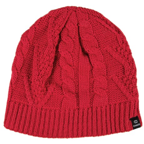Chaos Trisha Cable-Knit Beanie (For Women)