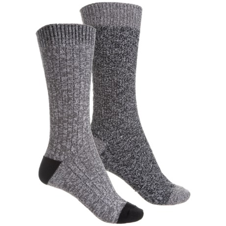 Frye Reverse Knit Texture Supersoft Boot Socks - 2-Pack, Crew (For Women)