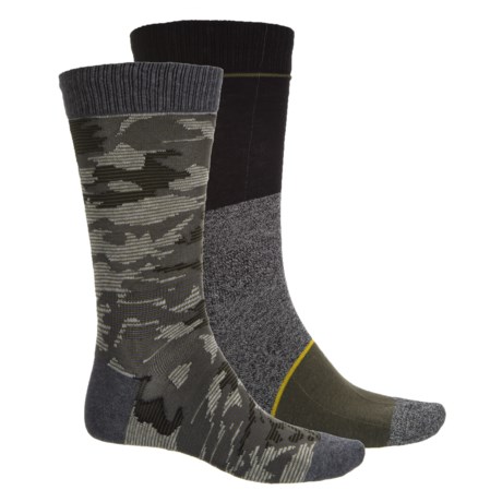 Frye Extended Camo Feed Stripe Socks - 2-Pack, Crew (For Men)