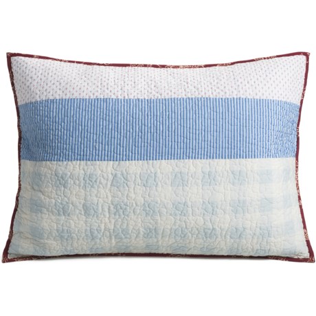 C & F Enterprises Emma Patchwork Stripe Pillow Sham - Standard