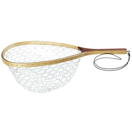 Wetfly Rubber Net with Wooden Handle - Small
