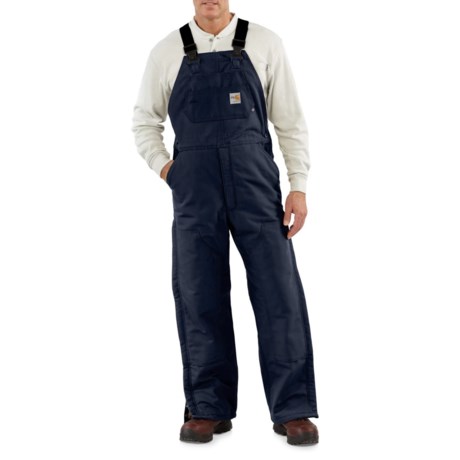 Carhartt FR Quilt-Lined Duck Bib Overalls - Factory Seconds (For Big and Tall Men)