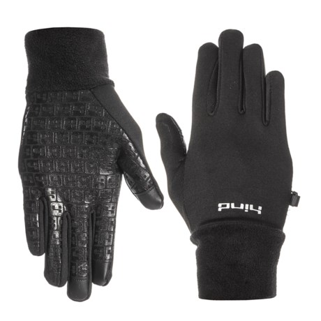 Hind H Gel Print Gripper Gloves - Touchscreen Compatible (For Men)