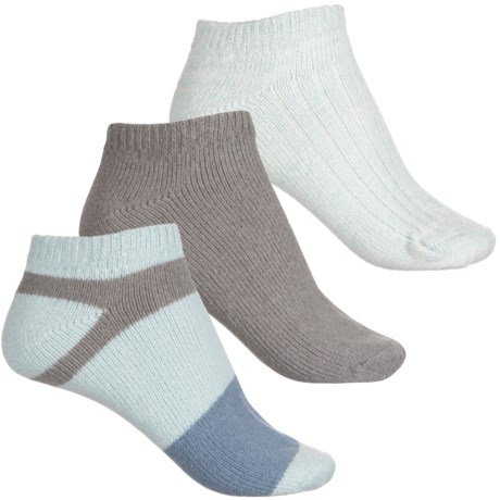 Born Marled and Striped Socks - 3-Pack, Below the Ankle (For Women)