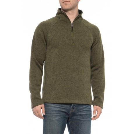 Stillwater Supply Co Sweater-Knit Fleece Shirt - Zip Neck, Long Sleeve (For Men)